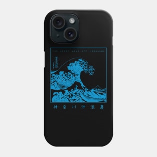 Great Wave Japan Kanagawa Blue Version Phone Case