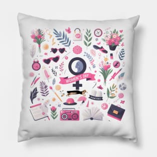 international womens day Pillow