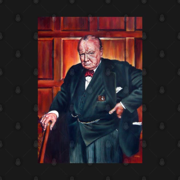 Sir Winston Churchill by WonderWebb