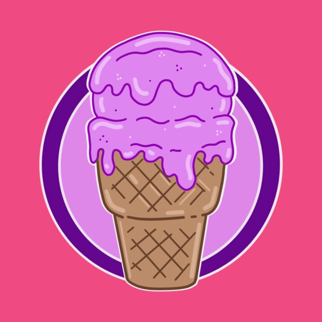 Ube Cone by LegendaryUbe