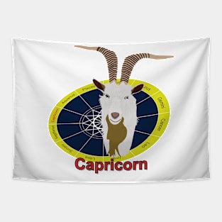 Zodiac sign of capricorn Tapestry