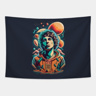 Michael Cera Fantasy Sci Fi Design Tapestry