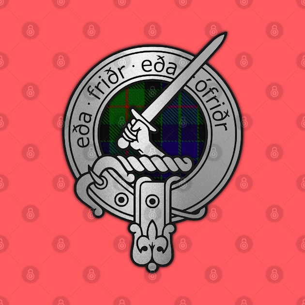 Clan Gunn Crest & Tartan - Old Norse by Taylor'd Designs