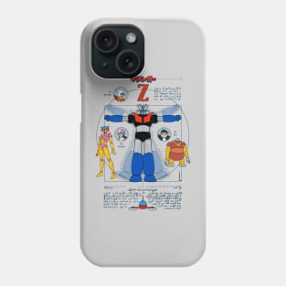 225b Mazinger Z Davinci COLOR Phone Case