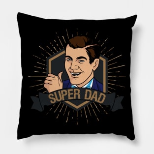 Super Dad Meme Face Pillow