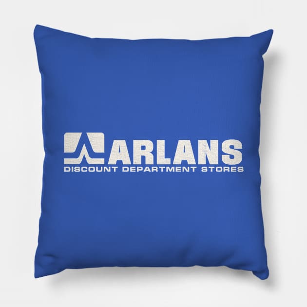 Arlans Discount Department Stores Pillow by Turboglyde