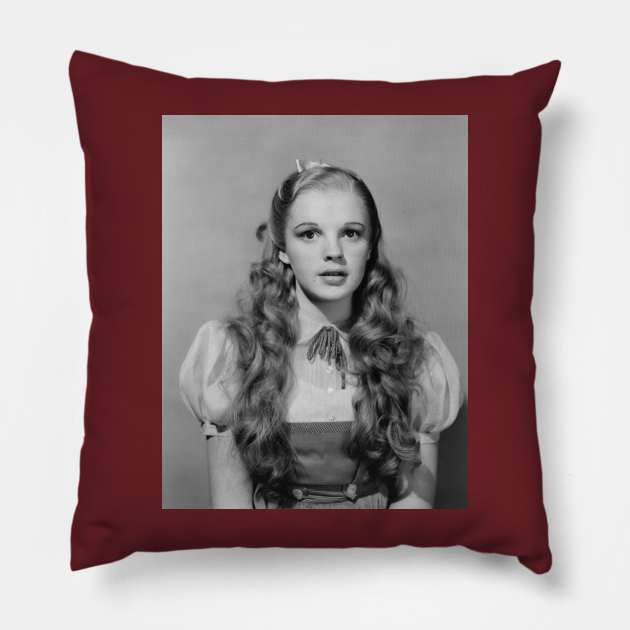 Judy Garland for Wizard of Oz 1939 Pillow by Mey X Prints