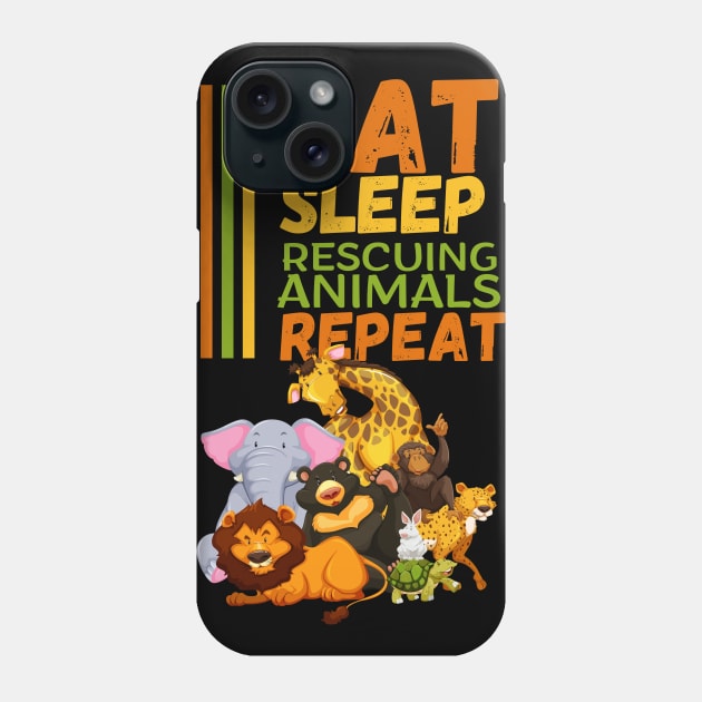 Animal Rescue, Rescuing Animals, Animal Control Worker Phone Case by maxdax