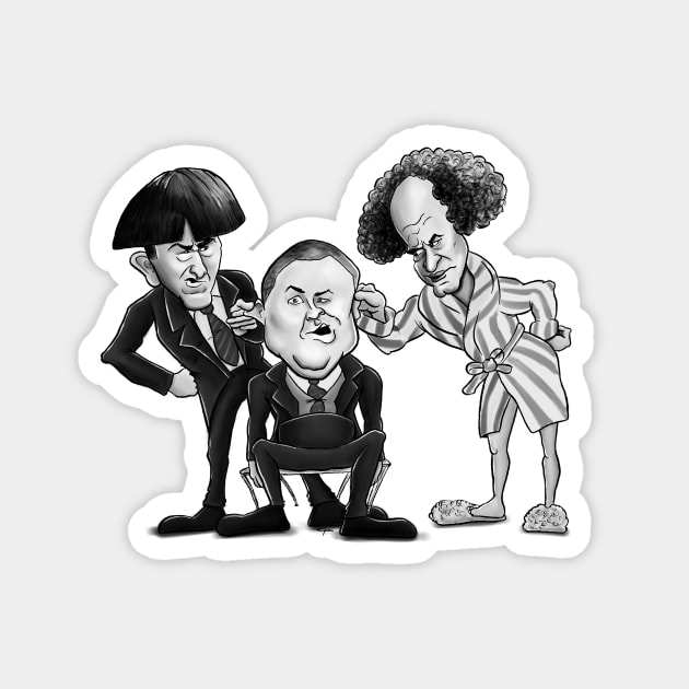 Stooges Magnet by CalistaMCreations