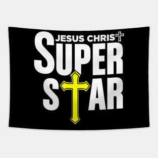 Christian Tshirt Design Jesus Christ Super Star Tapestry