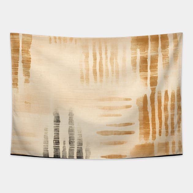 Boho Earthy Mudcloth Abstract Tapestry by Trippycollage