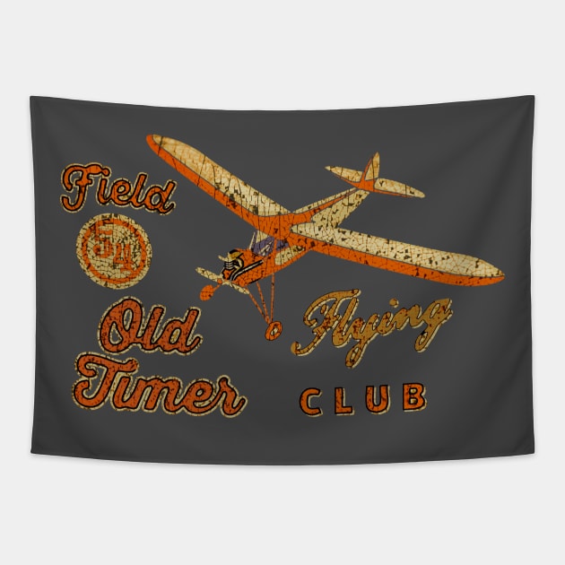 Oldtimer Flying Club RC planes Tapestry by Midcenturydave