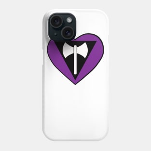 Pride Flag Heart Lesbian Phone Case