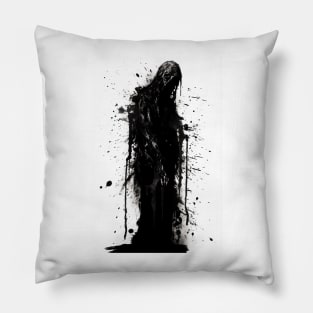 Grungy Grim Reaper Pillow