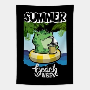 Summer Dinosaur - Re-REXation Tapestry