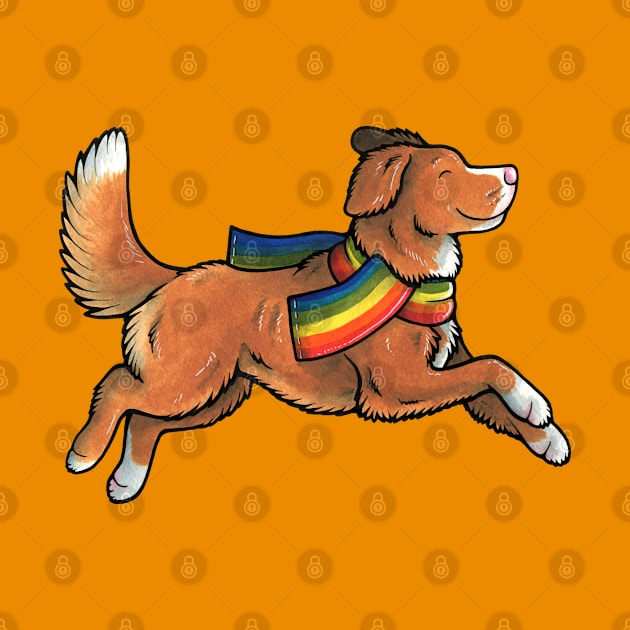 Nova Scotia Duck Tolling Retriever by animalartbyjess