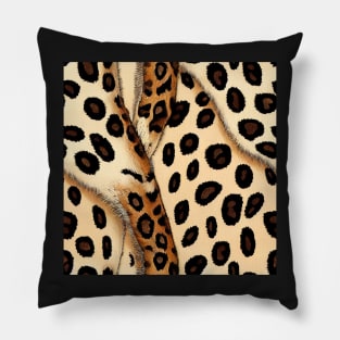 Stylized Snow Leopard Fur - Printed Faux Hide #2 Pillow