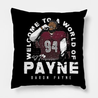 Daron Payne Washington World Of Payne Pillow