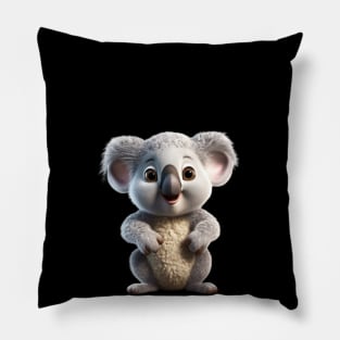 Cute Animal Characters Art 13 -Koala- Pillow