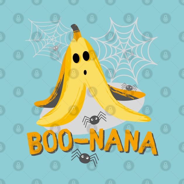 Boo-nana Banana Ghost Halloween Design by SimpleModern