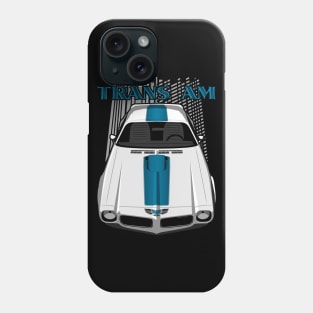 Pontiac Transam 1972 - White and Blue Phone Case