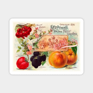 Fruit Nursery Catalogue Cover (1896) Magnet