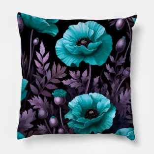 Poppy Flower Pillow