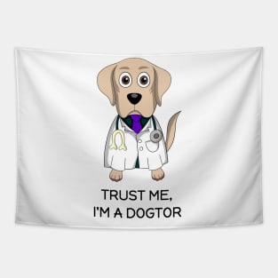 Trust Me, I'm a Dogtor Tapestry