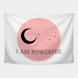 Affirmation Collection - I Am Powerful (Rose) Tapestry