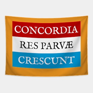 Concordia res parvae crescunt Tapestry