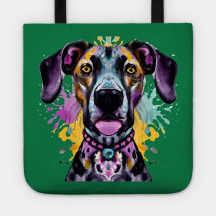 Louisiana Catahoula Leopard Dog Catahoula Cur Artwork Tote