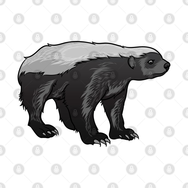 Honey Badger by Sticker Steve