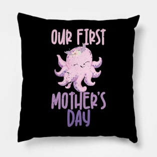 First Mother's Day, Octopus Matching Pillow
