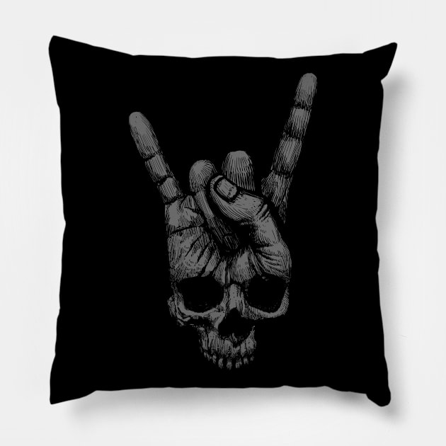 Hand Sign Pillow by carbine