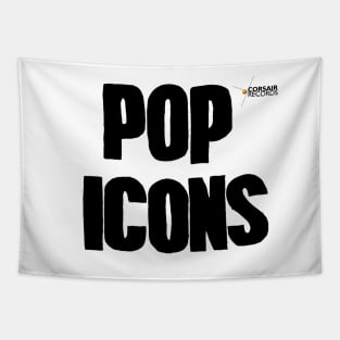 Pop Icons - 80s UK band logo Tapestry