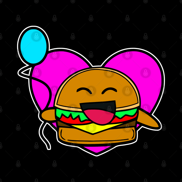 Cheeseburger Happy Meal Fast Food Gift by MaystarUniverse