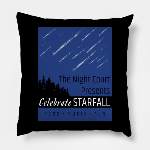 Starfall Festival Pillow by Kaybi76