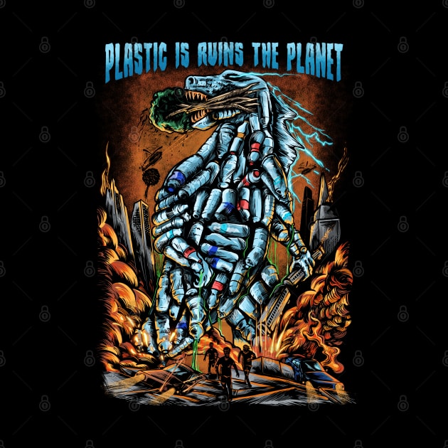 PLASTIC POLLUTION by AWANG ART STUDIO