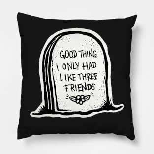 Three Friends Pillow