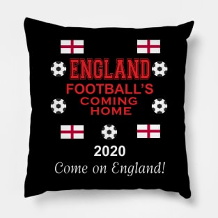England  2020 Football's coming home. Pillow