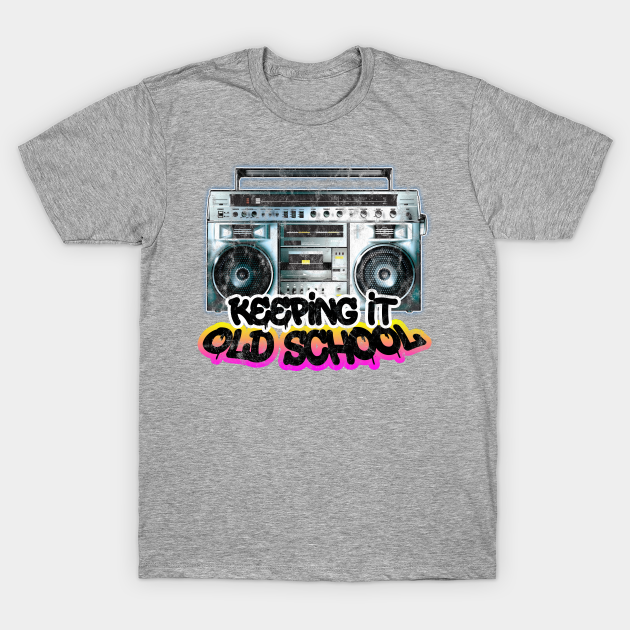 Vintage Graffiti Keeping It Old School 80s Boombox T Shirt Costume T Shirt Teepublic 19 transparent png of boom box. vintage graffiti keeping it old school 80s boombox t shirt