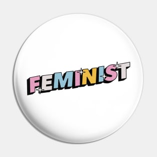 Feminist - Positive Vibes Motivation Quote Pin