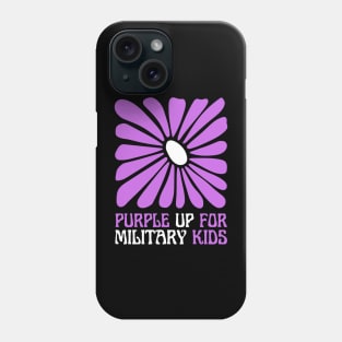 PURPLE UP FOR MILITARY KIDS Phone Case