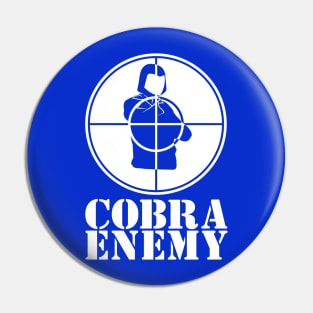 Cobra Enemy - White Pin