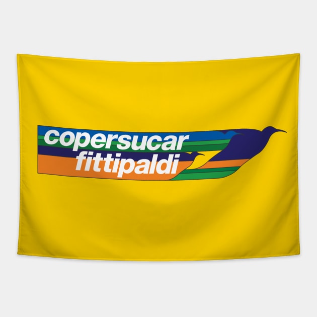 1978 Copersucar Fittipaldi F1 Tapestry by retropetrol