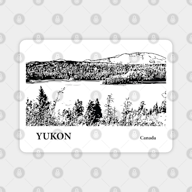 Yukon Canada Magnet by Lakeric