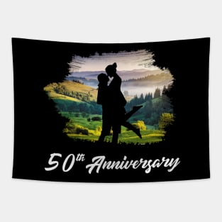 50th anniversary for couple Tapestry