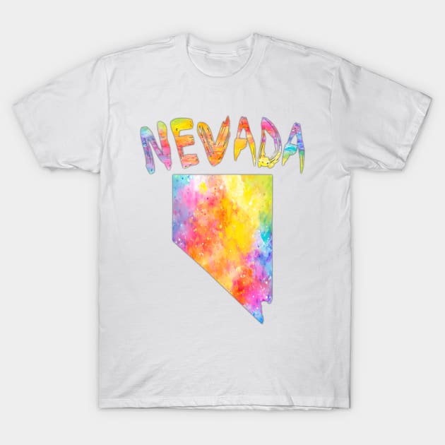 Nevada State Map T-Shirt