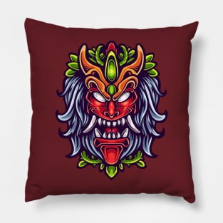 Oni mask Pillow