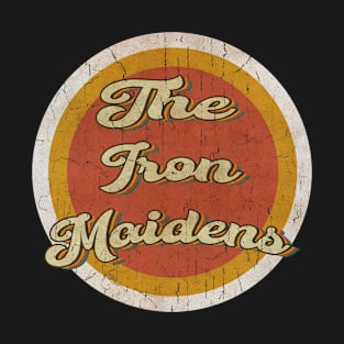 circle vintage The Iron Maidens T-Shirt